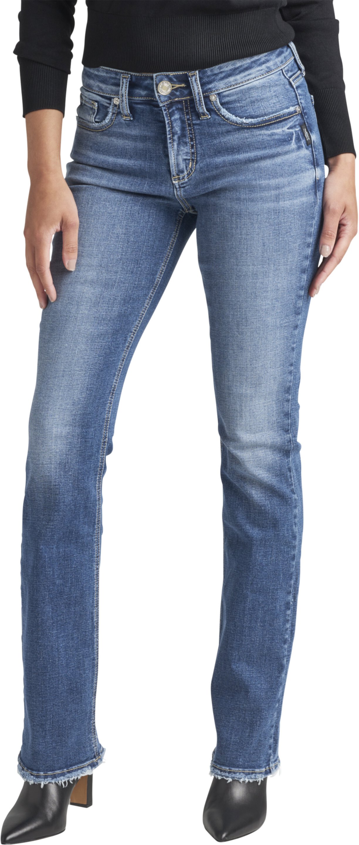 Джинсы Suki Slim Boot L93616ECF307 Silver Jeans Co.