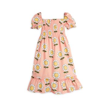 Little Girl's &amp; Girl's Mr. Flower Woven Dress Mini rodini