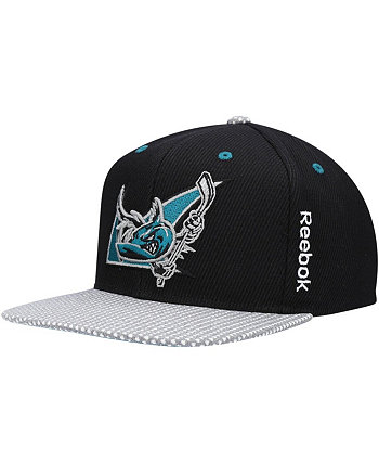 Черная кепка San Jose Barracuda Ice Snapback для мальчиков и девочек для малышей Reebok