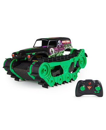 Вездеход Grave Digger Trax, уличный автомобиль с дистанционным управлением, масштаб 1–15, детские игрушки для мальчиков и девочек от 4 лет и старше Monster Jam