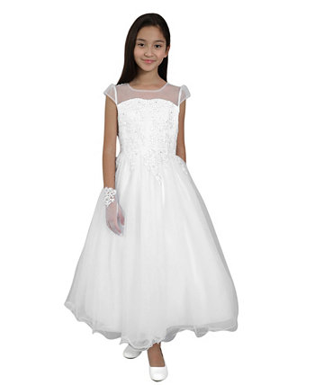 Платье для причастия Alexa для маленьких девочек Us Angels
