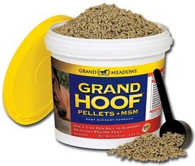 Grand Meadows Grand Hoof Pellets + MSM Hoof Support Formula Horse Supplement Grand Meadows