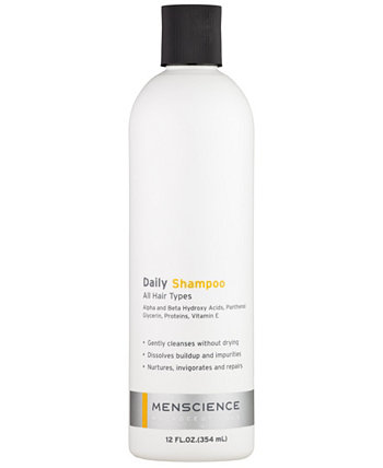 Ежедневный шампунь без запаха для всех типов волос для мужчин 12 FL.OZ. MENSCIENCE