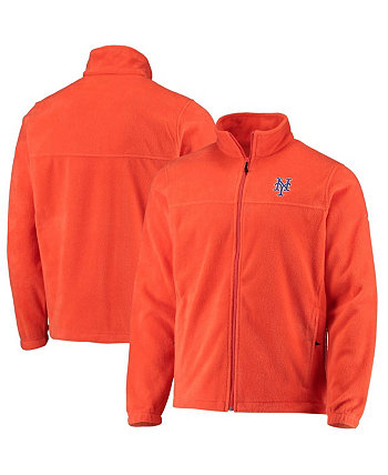 Мужская оранжевая фланкерная куртка New York Mets с молнией во всю длину Columbia