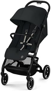 CYBEX Beezy 2 Compact and Lightweight Travel Stroller - Compatible with CYBEX Car Seats, Lava Grey Cybex