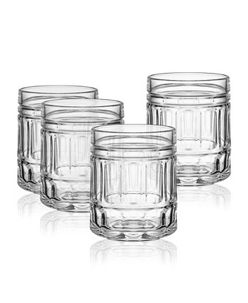 Двойные старинные стаканы для питья Lawrence, 10 унций, набор из 4 предметов MIKASA