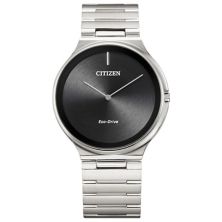 Мужские наручные часы Citizen Eco-Drive с серебряным браслетом из нержавеющей стали на шпильке - AR3110-52E Citizen