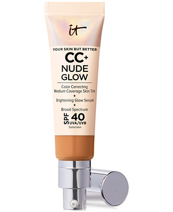 CC+ Nude Glow Легкая тональная основа + сияющая сыворотка SPF 40 IT Cosmetics