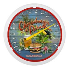 La Crosse Technology 104-67667MV-INT 13,25-дюймовый «Чизбургер в раю» Аналоговый термометр Margaritaville La Crosse Technology