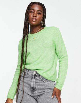 Зеленый свитер с круглым вырезом JDY JDY