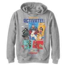 Детские рубашки, футболки, топы DC Comics Пуловер с капюшоном Activate Superheros And Best Friends DC Comics