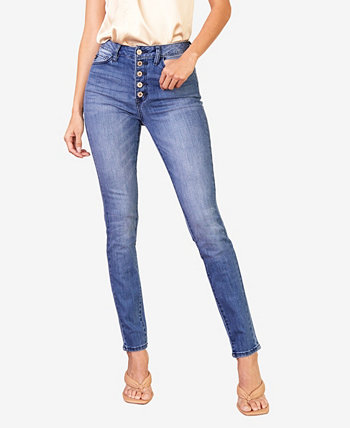 Женские джинсы суперскинни с высокой посадкой Kancan