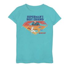 Футболка DC Super Pets Superman and Krypto Best Friend для девочек 7–16 лет DC Comics