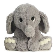 Ebba Medium Lil Benny Phant 10&#34; Grey Playful Baby Stuffed Animal Ebba