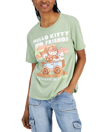 Juniors' Good Day Hello Kitty Crewneck Tee Love Tribe