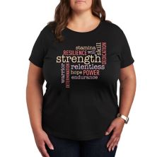Plus Empowering Words Graphic Tee Licensed Character