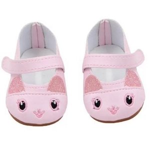 MBD® Pink Kitten Shoes Fits 18 Inch Dolls- 18 Inch Doll Shoes My Brittany's