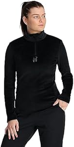 Spyder Women's Shimmer Bug Half Zip T-Neck Ski Base Layer Spyder