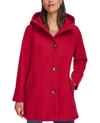 Женское пальто с капюшоном и пуговицами спереди, созданное для Macy's Tommy Hilfiger