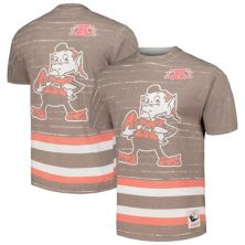 Мужская футболка Mitchell & Ness Brown Cleveland Browns Jumbotron 3.0 Mitchell & Ness