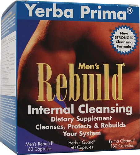 Внутреннее очищение Men's Rebuild® -- 1 комплект Yerba Prima