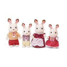 Семейный набор кроликов Calico Critters Hopscotch из 4 коллекционных фигурок кукол Calico Critters