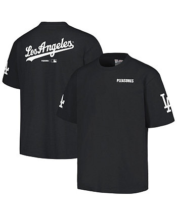 Мужская черная футболка Los Angeles Dodgers Team PLEASURES