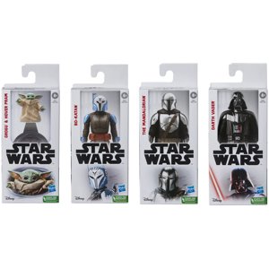 Star Wars 6-inch Action Figures - Grogu, Bo Katan, Mandalorian, and Darth Vader (4-Pack) HASBRO