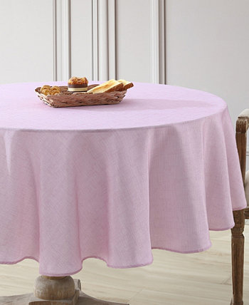 Easy Care Solid Tablecloth, 70" Round Laura Ashley