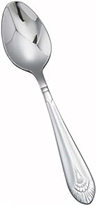 Peacock 18/10 Stainless Steel Teaspoons-1 Dozen Pack Winco