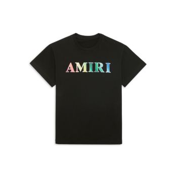 Little Kid's &amp; Kid's Rainbow Logo T-Shirt Amiri