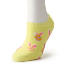 Women's Bunny Eggs No Show Socks Unbranded