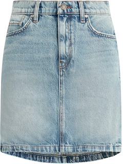 Мини-юбка с изогнутым краем Hudson Jeans