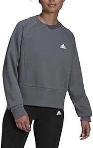 adidas Women's Studio Fleece Sweatshirt Adidas