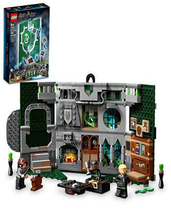 Гарри Поттер Слизерин Дом Баннер 76410 Набор строительных игрушек, 349 предметов Lego