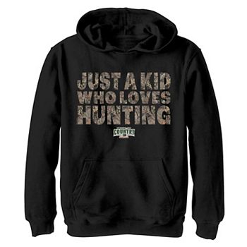 Детское Джерси Mossy Oak A Kid Who Loves Hunting Hoodie Mossy Oak