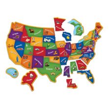 Учебные ресурсы Магнитная головоломка с картой США Learning Resources