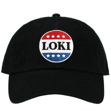 Мужская красно-бело-синяя кепка Loki с пуговицами Licensed Character