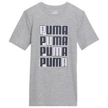 Футболка PUMA Logo Lab для мальчиков 8–20 лет с графическим рисунком PUMA