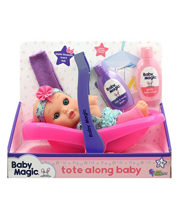 Tote Along Baby Bath Set с ароматизированной игрушкой Baby Doll Redbox