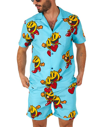 Мужской комплект из рубашки и шорт с короткими рукавами Pac-Man OppoSuits