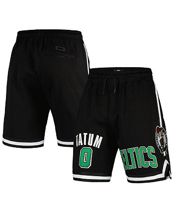 Мужские черные шорты с именем и номером игрока Boston Celtics Jayson Tatum Pro Standard