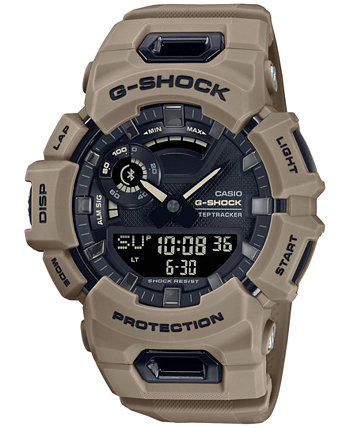 Мужские аналоговые цифровые часы цвета хаки с полимерным ремешком, 49 мм, GBA900UU-5A G-Shock