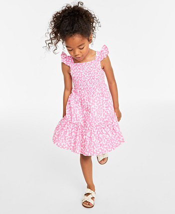 Big Girls Cotton Smocked Dress, Created for Macy's On 34th