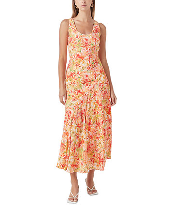 Женское платье-комбинация без рукавов с цветочным принтом Endless rose