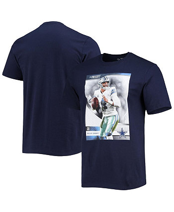 Men's Dak Prescott Navy Player Name and Number T-shirt Dallas Cowboys