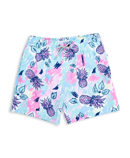 Little Boy&#8217;s Pineapple Swim Shorts Vintage Summer