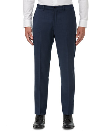 Мужской приталенный темно-синий костюм Birdseye от Armani Exchange Отдельные брюки Armani Exchange