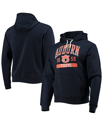 Men's Navy Auburn Tigers Volume Up Essential Fleece Pullover Hoodie League Collegiate Wear