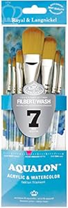 Aqualon Royal & Langnickel(R) Filbert Brush Set-7/Pkg Royal & Langnickel